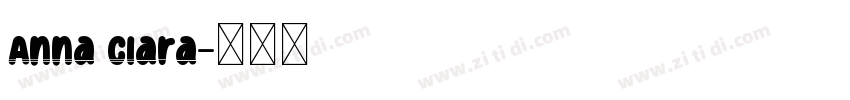 Anna Clara字体转换